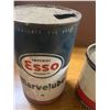 Image 5 : Esso marvel lube tin 1 lb and Esso Mavel lube grease tin