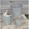 Image 1 : 3 galvanized pails