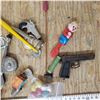 Image 3 : fun lot misc small hammer, dolls, small toy guns