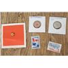 Image 1 : Centennial stamps and coins with pin 1967 lot