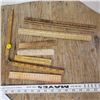 Image 4 : assorted wood rulers