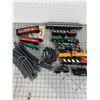 Image 1 : HO SCALE TRAIN SET TRACK CARS ENGINES ETC
