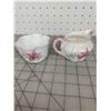 Image 2 : ANTIQUE SHELLEY CREAM AND SUGAR