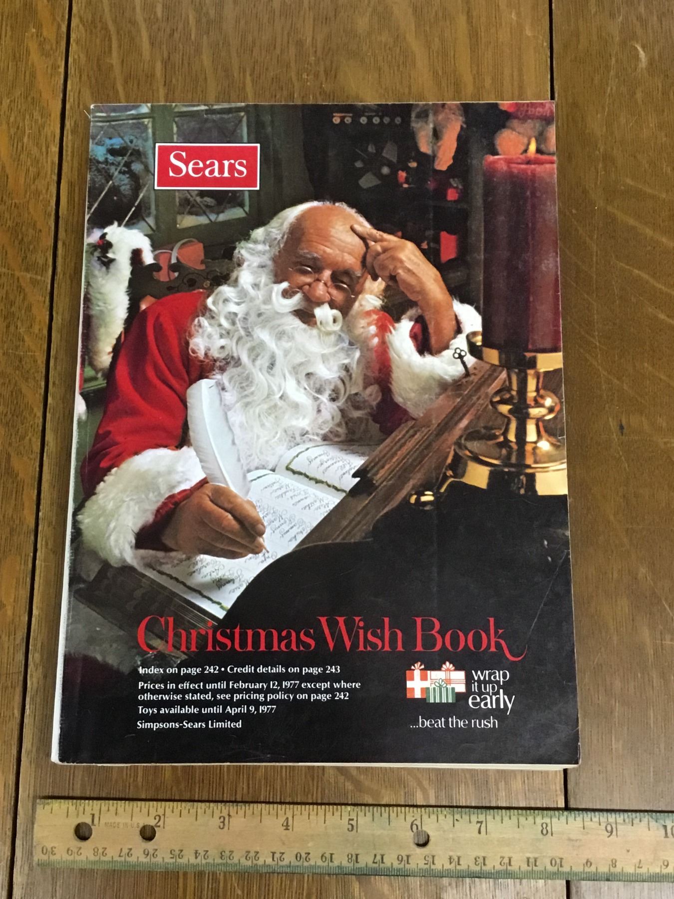 VINTAGE SEARS WISH BOOK CHRISTMAS 1976