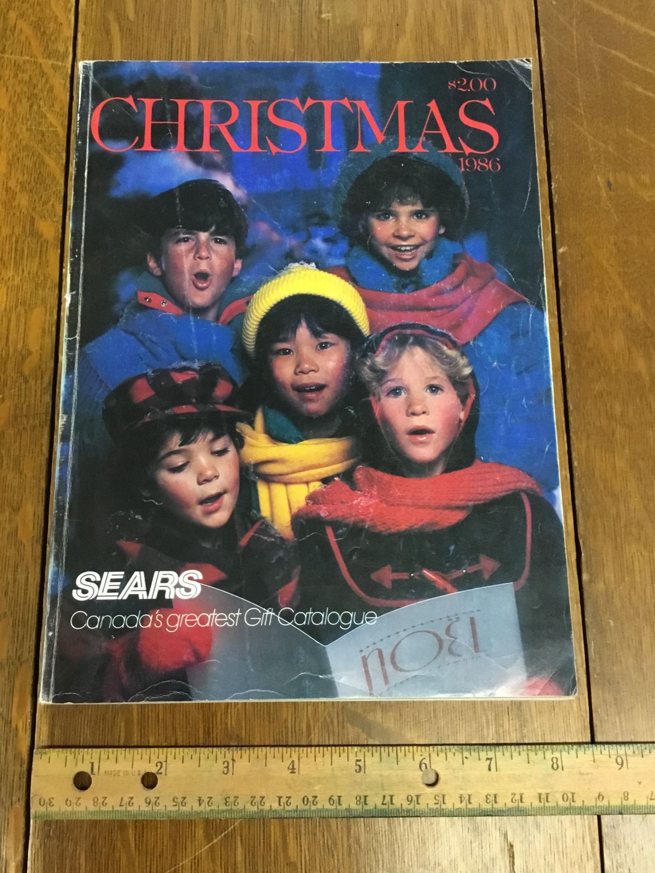 VINTAGE SEARS WISH BOOK CHRISTMAS 1986