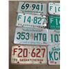 Image 2 : LOT OF SASKATCHEWAN LICENSE PLATES