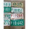Image 3 : LOT OF SASKATCHEWAN LICENSE PLATES