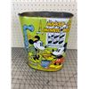 Image 2 : VINTAGE METAL MICKEY MOUSE GARBAGE CAN