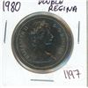 Image 1 : 1980 Dollar coin Double Regina