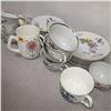 Image 4 : porcelain lot tea cups lot bone chine plates saucers