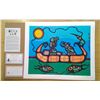 Image 1 : The Great Journey by Norval Morrisseau 24'x20'
