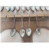 Image 3 : Silver plated spoons and rack (rack needs repair) Fathers of Confederation
