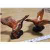 Image 2 : 2 Swan Figures Pottery Red-Glazed, stamped Japan