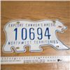 Image 1 : Northwest Territories License Plates