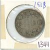 Image 1 : 1918 Canadian 50 cent coin