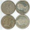 Image 2 : 4 Silver Canadian Quarters 1967