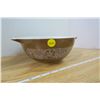 Image 5 : Set of 2 Brown Pyrex Bowls with Flower Pattern