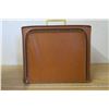 Image 2 : Vintage Hard Shell Luggage Set Faux Leather