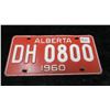 Image 1 : 1960 ALBERTA LICENSE PLATE