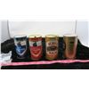 Image 2 : 4 VINTAGE BEER CANS -EMPTY