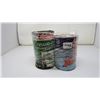 Image 1 : 2 CARDBOARD OIL TIN -1 GULF, 1 CASTROL MOTORCYCLE