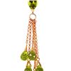 Image 1 : Genuine 7.5 ctw Peridot Necklace 14KT Rose Gold - REF-39R4P