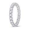 Image 2 : Round Diamond Timeless Eternity Ring 2 Cttw 14KT White Gold