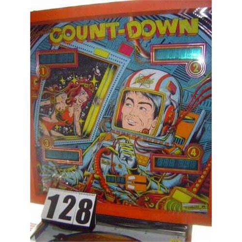 Countdown pin ball machine by Gottlieb