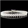 Image 1 : 18K Gold 6.00ctw Diamond Bracelet