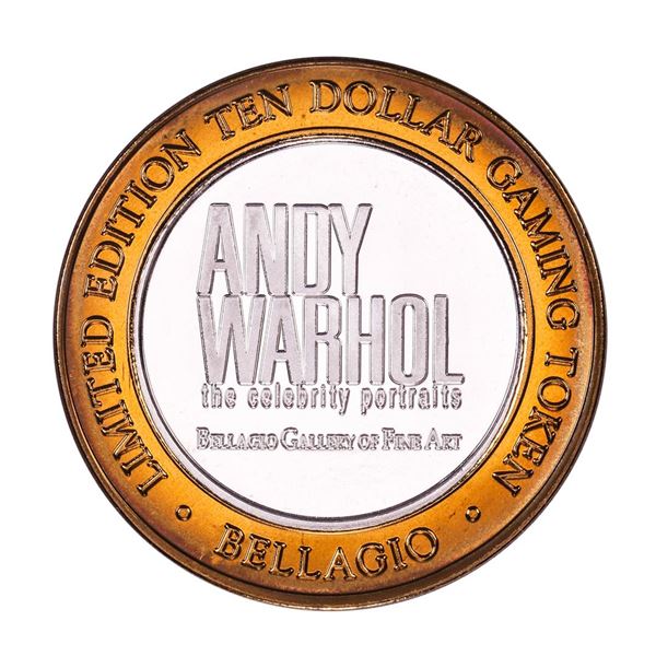 .999 Silver Bellagio Las Vegas, Nevada $10 Casino Limited Edition Gaming Token