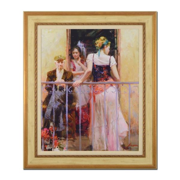Pino (1939-2010) "Family Time" Limited Edition Giclee On Canvas