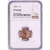 Image 1 : 1963 Proof Lincoln Memorial Cent Coin NGC PF69RD