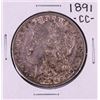 Image 1 : 1891-CC $1 Morgan Silver Dollar Coin