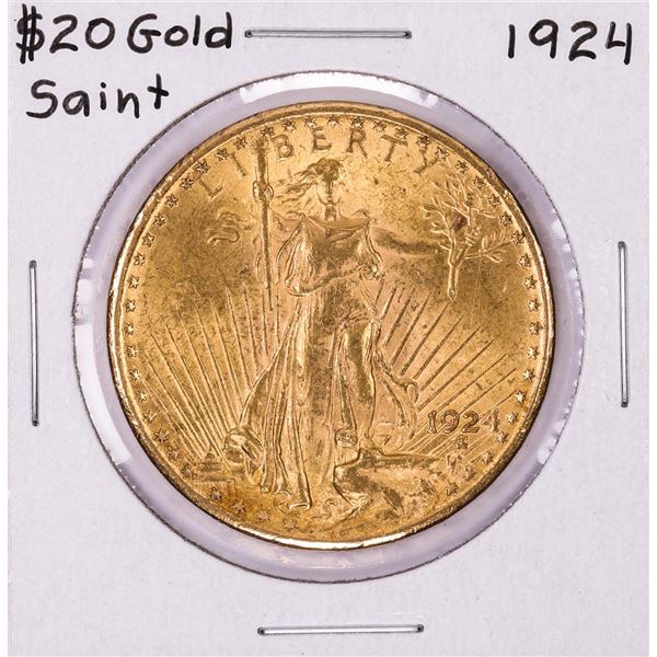 1924 $20 St Gaudens Double Eagle Gold Coin