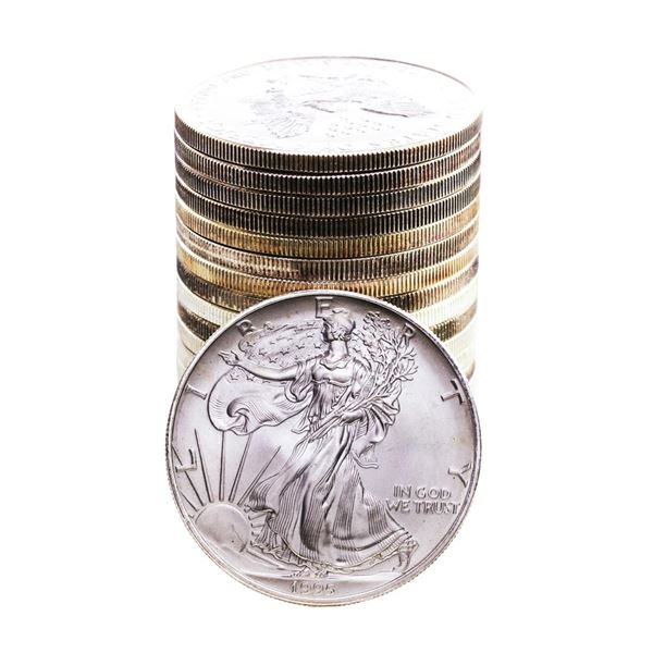 Roll of (20) Brilliant Uncirculated 1995 $1 American Silver Eagle Coins