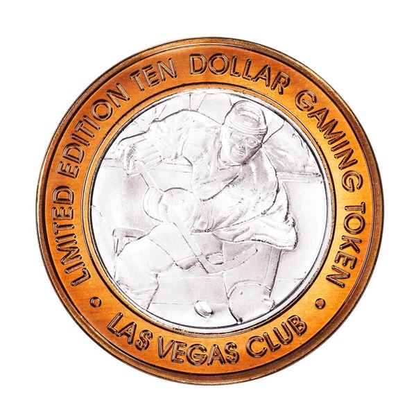 .999 Silver Las Vegas Club Nevada $10 Casino Limited Edition Gaming Token
