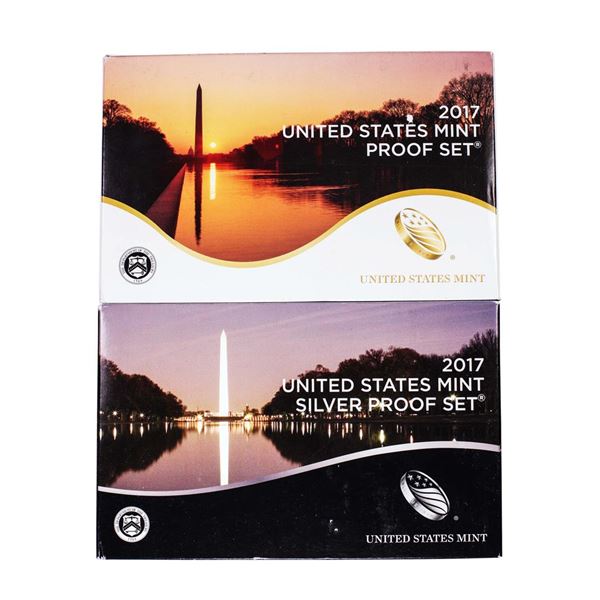 Lot of 2017-S United States Mint Proof Sets with Box & COA