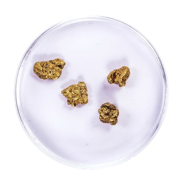 Lot of Gold Nuggets 2.71 Grams Total Weight