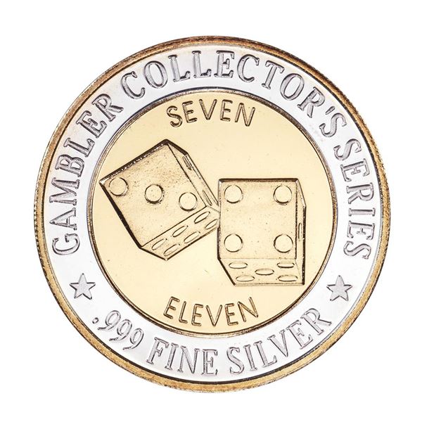 .999 Silver Casino Queen East St. Louis, IL $10 Limited Edition Gaming Token