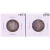 Image 1 : Lot of 1897-1898 Barber Quarter Coins