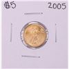Image 1 : 2005 $5 American Gold Eagle Coin
