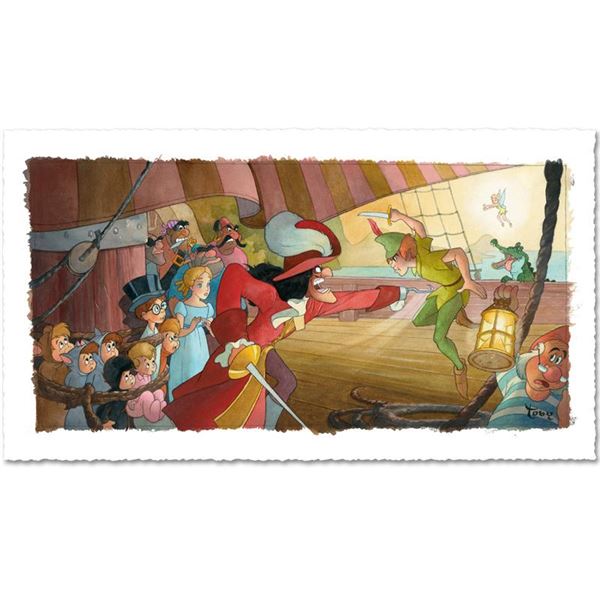 Toby Bluth (1940-2013) "Blast You Pan" Limited Edition Giclee On Paper