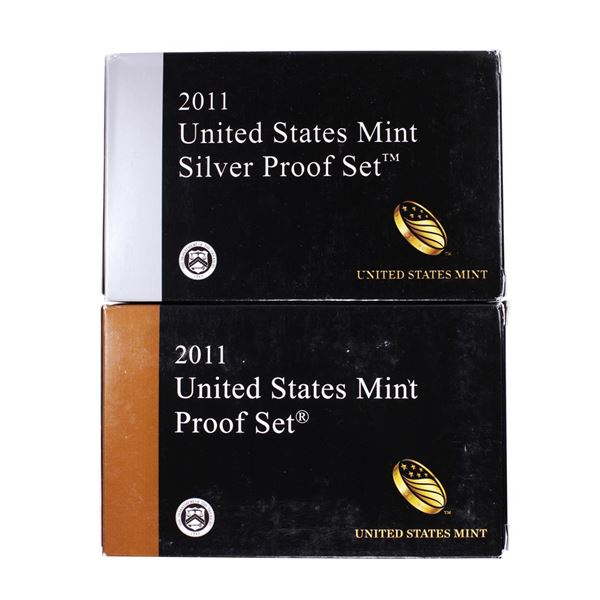 Lot of (2) 2011 United States Mint Proof Sets