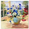 Image 1 : SBurkett Kaiser "Daises & Pansies" Limited Edition Giclee On Canvas