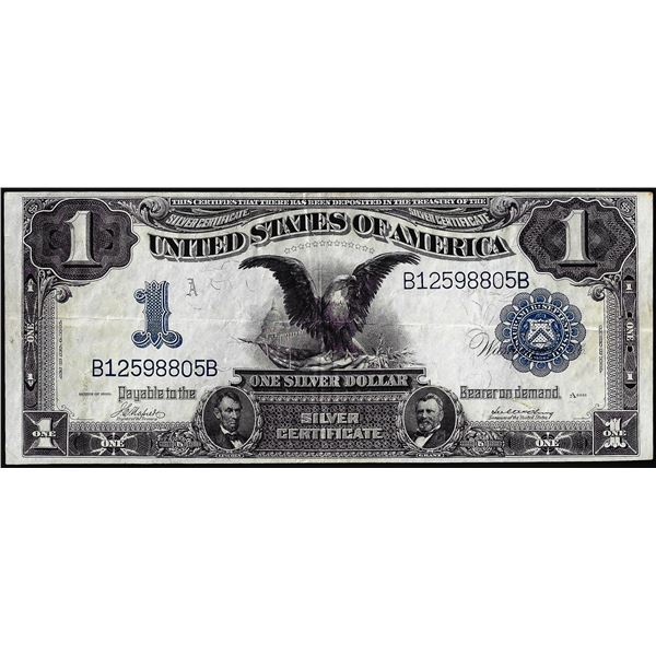 1899 $1 Black Eagle Silver Certificate Note