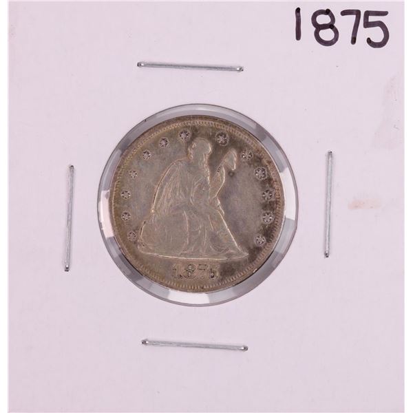 1875 Seated Liberty Twenty Cent Piece Coin