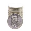Image 1 : Roll of (20) Brilliant Uncirculated 1963-D Franklin Half Dollar Coins