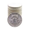 Image 2 : Roll of (20) Brilliant Uncirculated 1963-D Franklin Half Dollar Coins