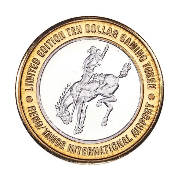 .999 Silver Fly RNO Reno Tahoe, Nevada $10 Casino Limited Edition Gaming Token
