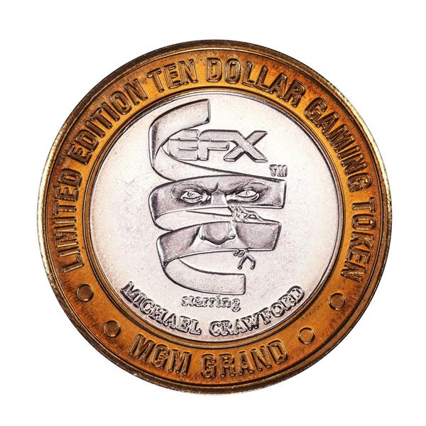 .999 Silver MGM Grand Las Vegas, Nevada $10 Casino Limited Edition Gaming Token